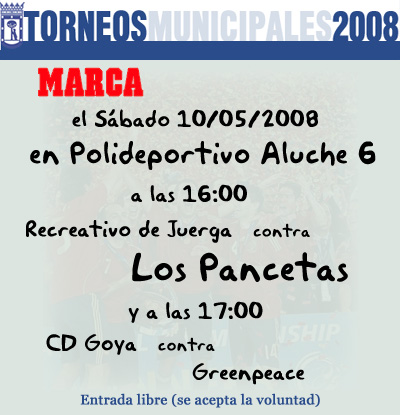 Jornada Copa Marca del 10/05/2008